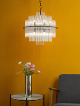 Lukas Pendant Black  and Glass LUK1722